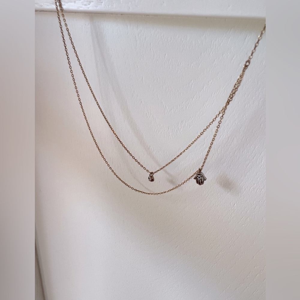 Hamsa necklace